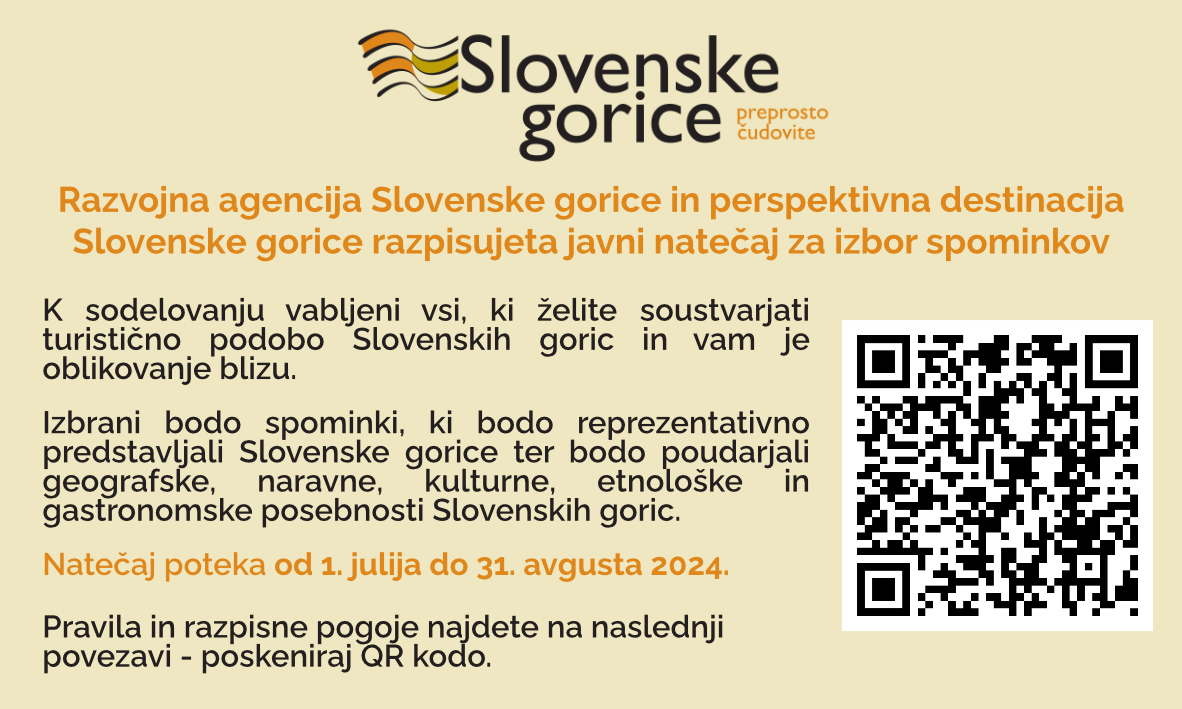 Javni natečaj za izbor spominkov